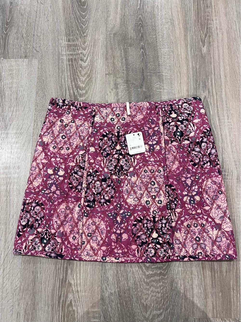 BNWT Free People Darla Quilted Mini Skirt - Picture 2 of 5